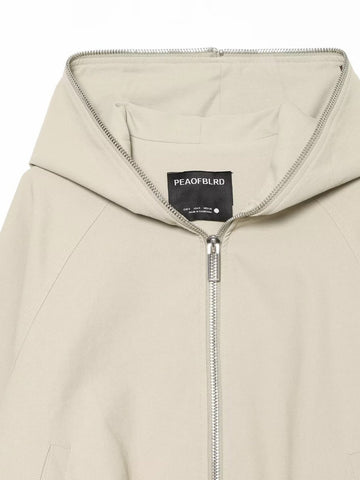Cropped Ruched Hem Zip Up Jacket