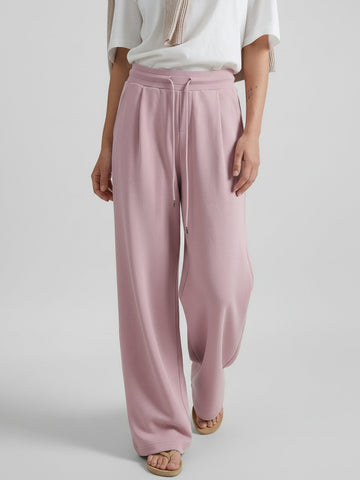 Cotton Drawstring Relaxed Trousers