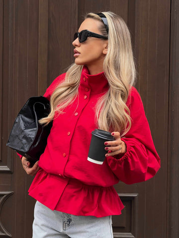 Casual Chic Peplum Pant Set
