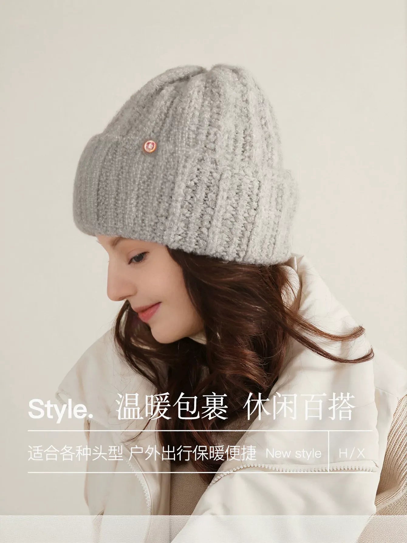 Cozy Chunky Knit Black Beanie