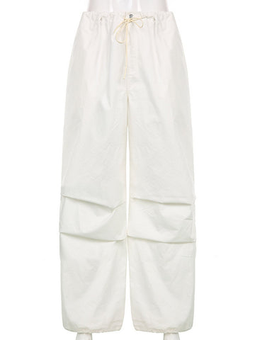 Low Rise Baggy Parachute Pants