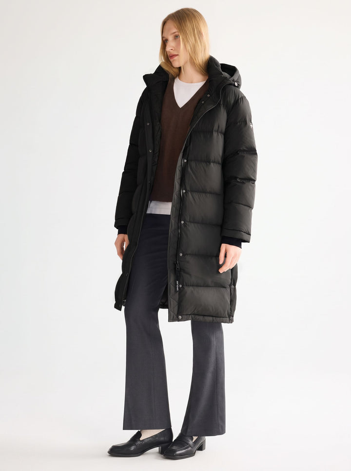 Cozy Hooded Long Puffer Coat