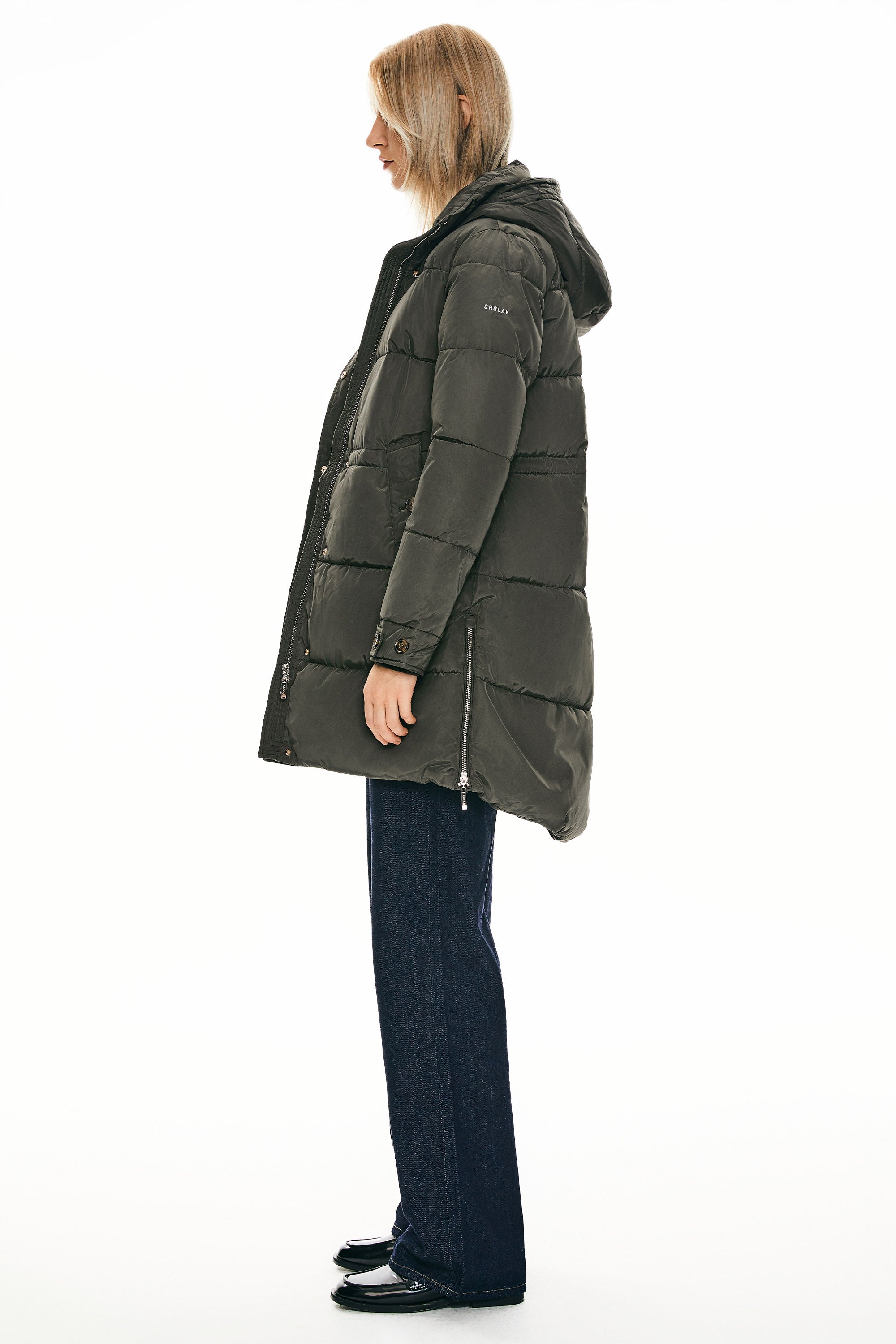 Hooded Quilted Long Puffer Jacket