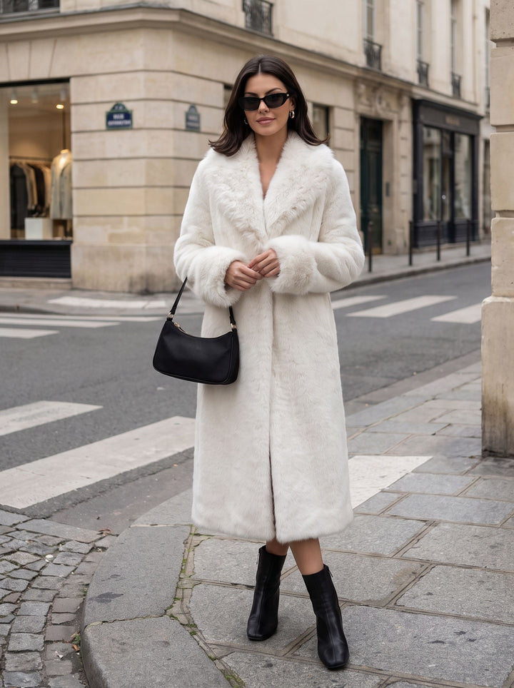 Luxurious Plush Faux Fur Coat