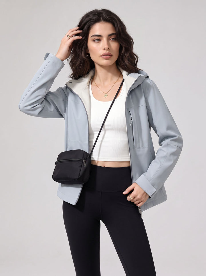Waterproof Windproof Lightweight Women Rain Jacket