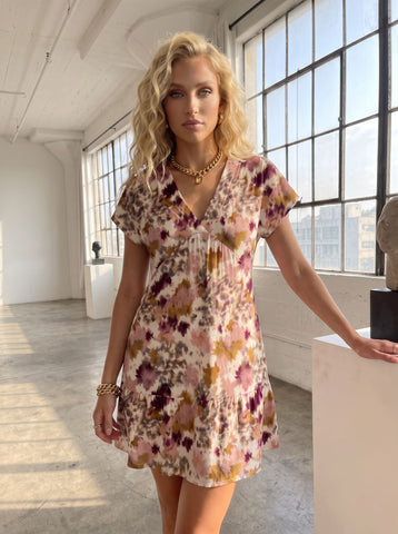 Mahlet B's Abstract Splatter Print Mini Dress