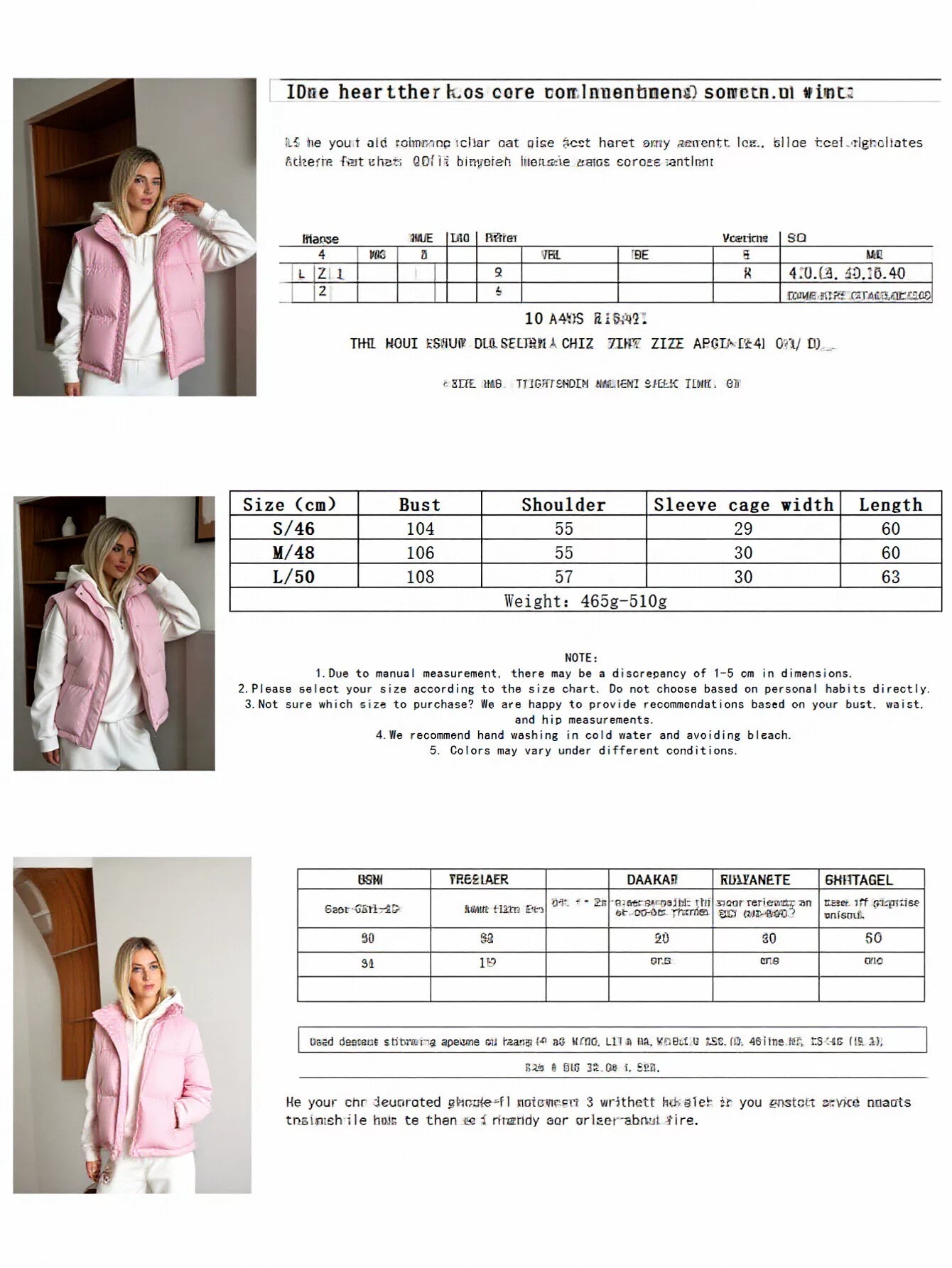 Cropped Stand Collar Puffer Vest