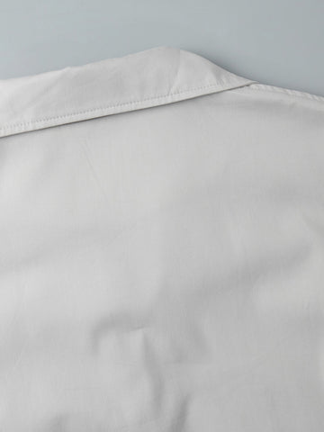 Casual Drawstring Waist Utility Trench Coat