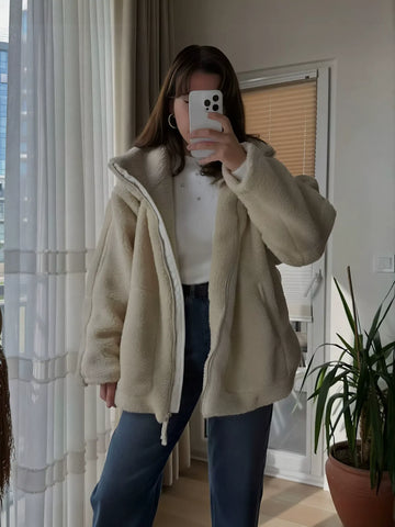 Cozy Fleece Zip Up Jacket