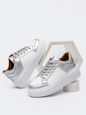 Chunky Platform Breathable Mesh Modern Sneakers