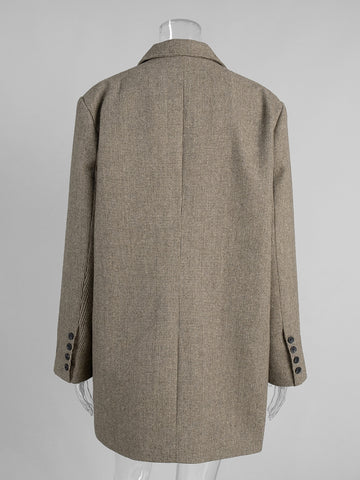 Classic Double Breasted Wool Coat