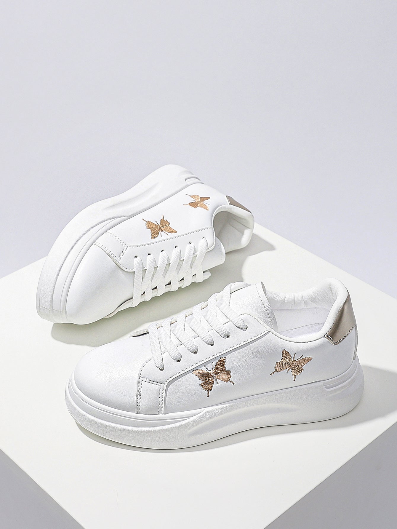 Butterfly Embroider Minimalist Fashion Shoes