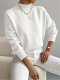Cozy Mock Neck Knit Sweater
