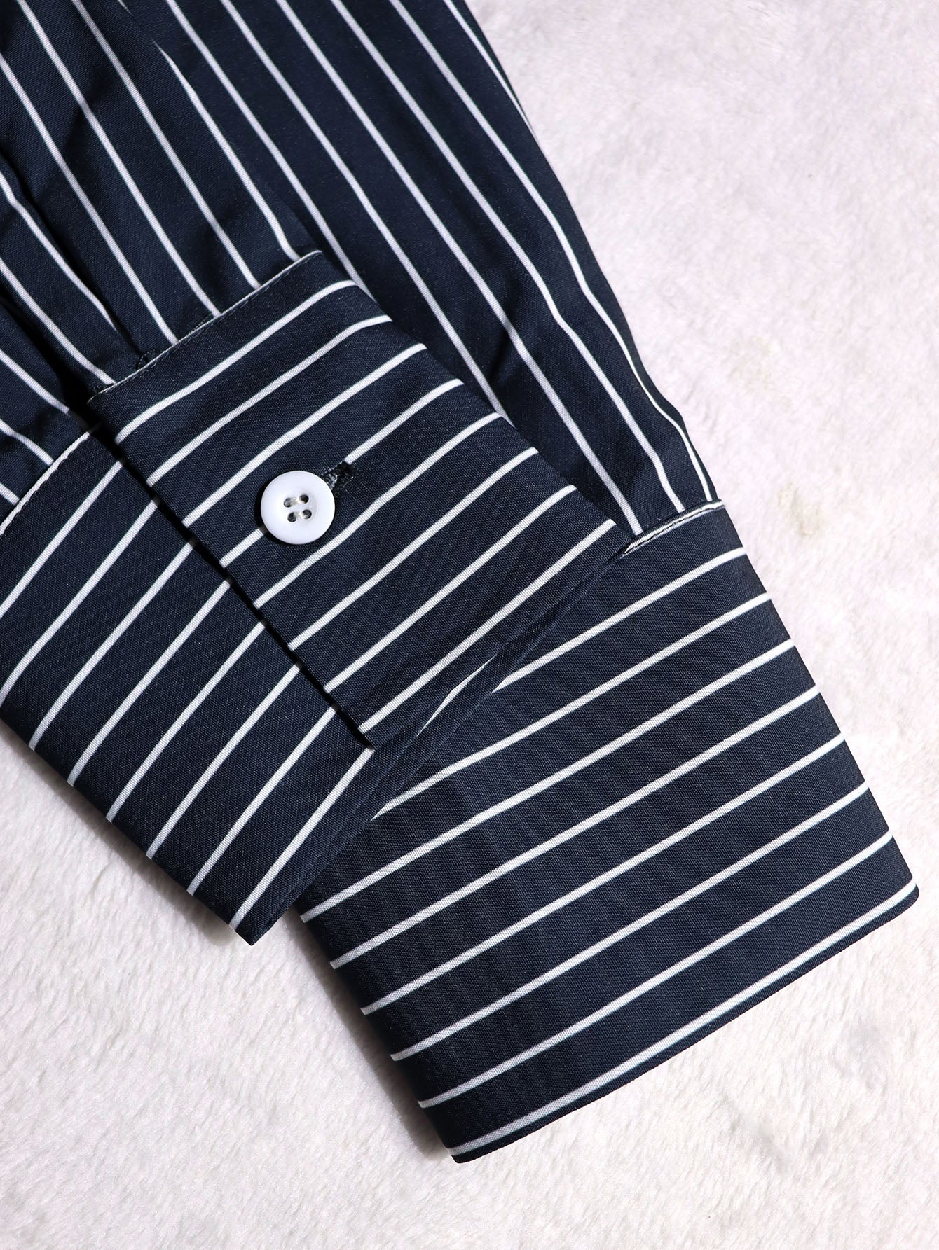 Belted Striped Button Down Maxi Dress