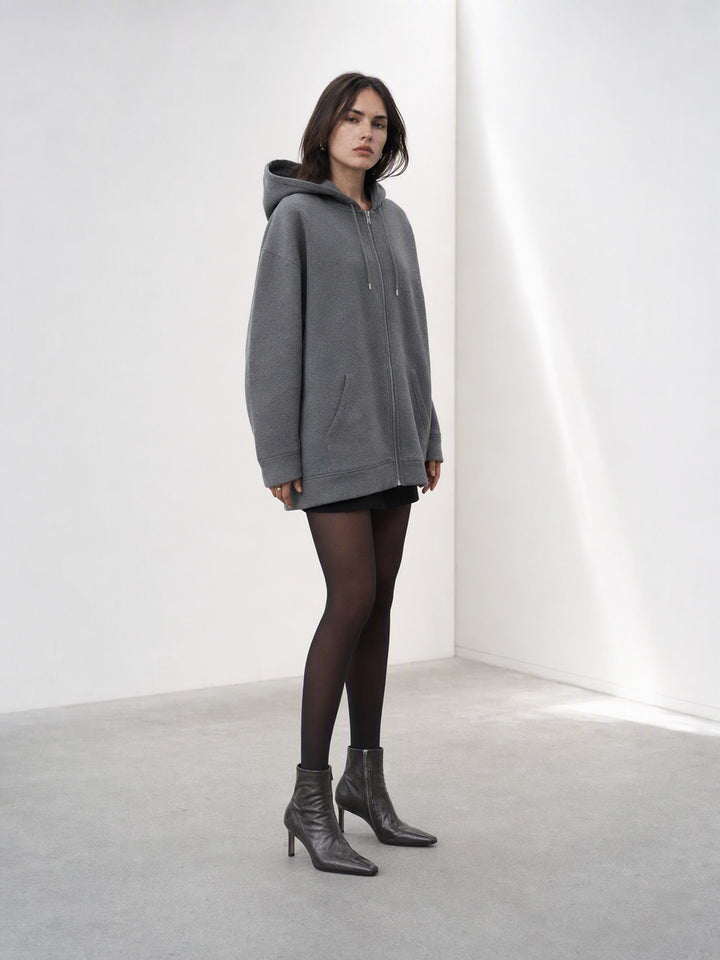 Oversized Cozy Full Zip Hoodie