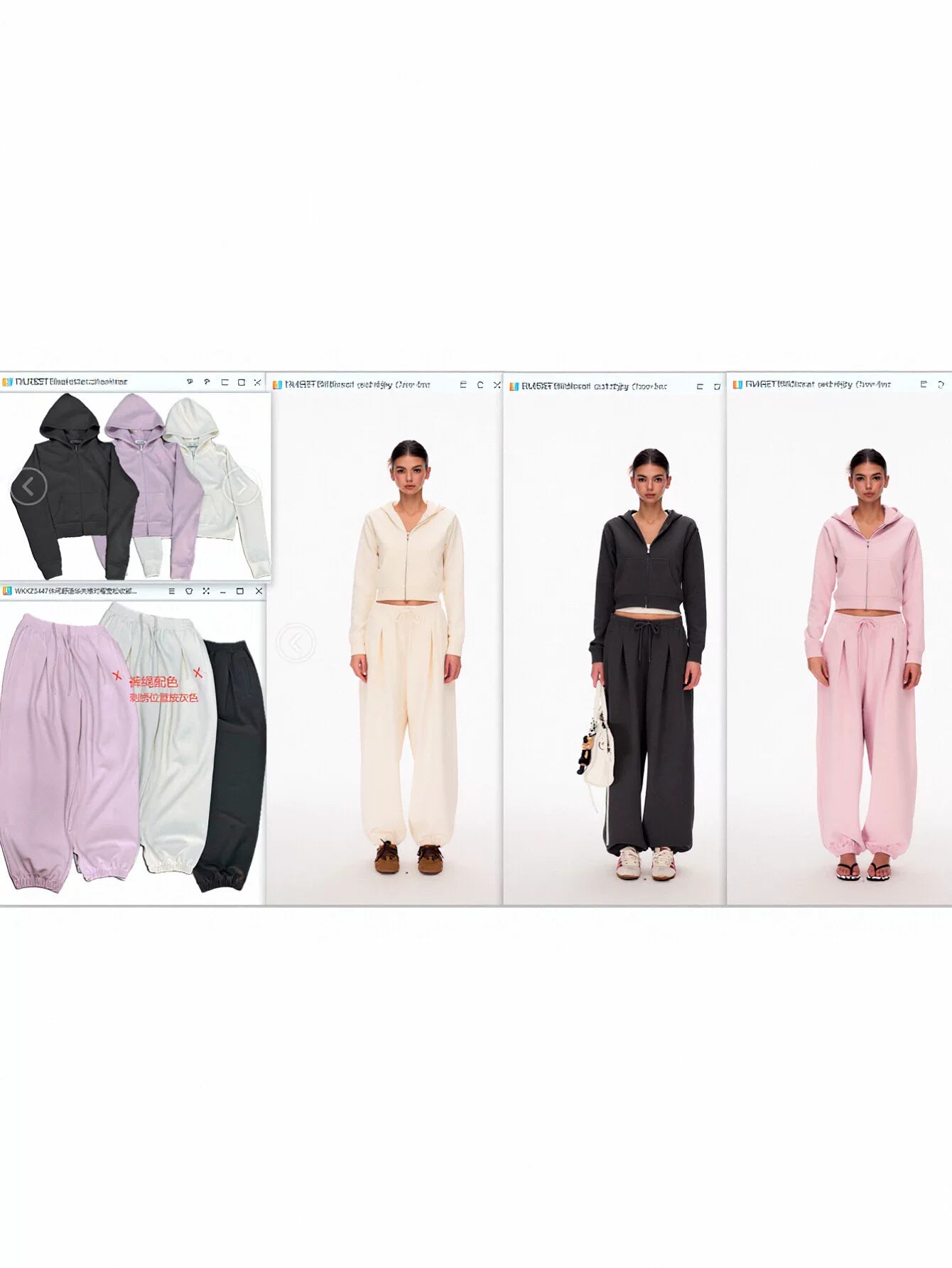 High Waisted Pleated Lounge Pants