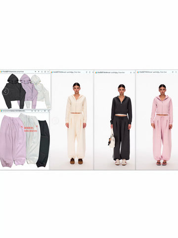 High Waisted Pleated Lounge Pants