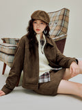 Cozy Suede Scuba Women Jacket