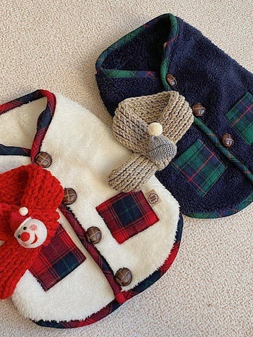 Cozy Plaid Fleece Dog Vest
