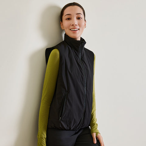 Lightweight Quilted Zip Up Vest