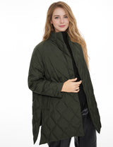 Quilted Lightweight Hooded Puffer Jacket