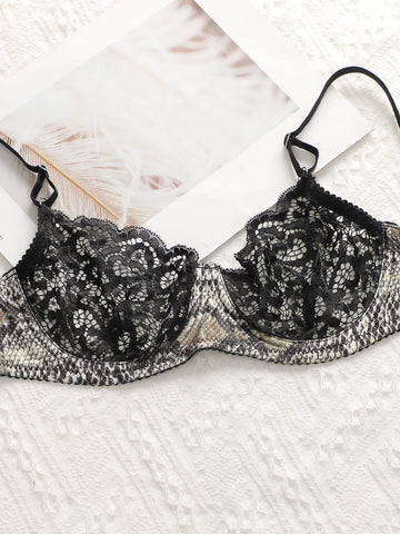 Sexy Lace Underwire Lingerie Set