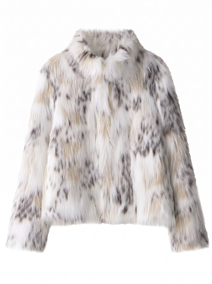 Plush Soft Cropped Faux Fur Coat