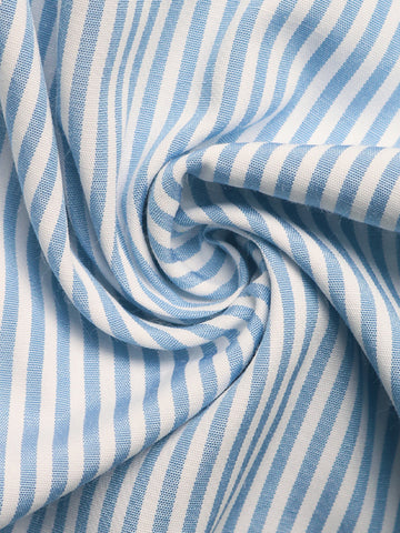 Striped Drawstring-Waist Casual Pants