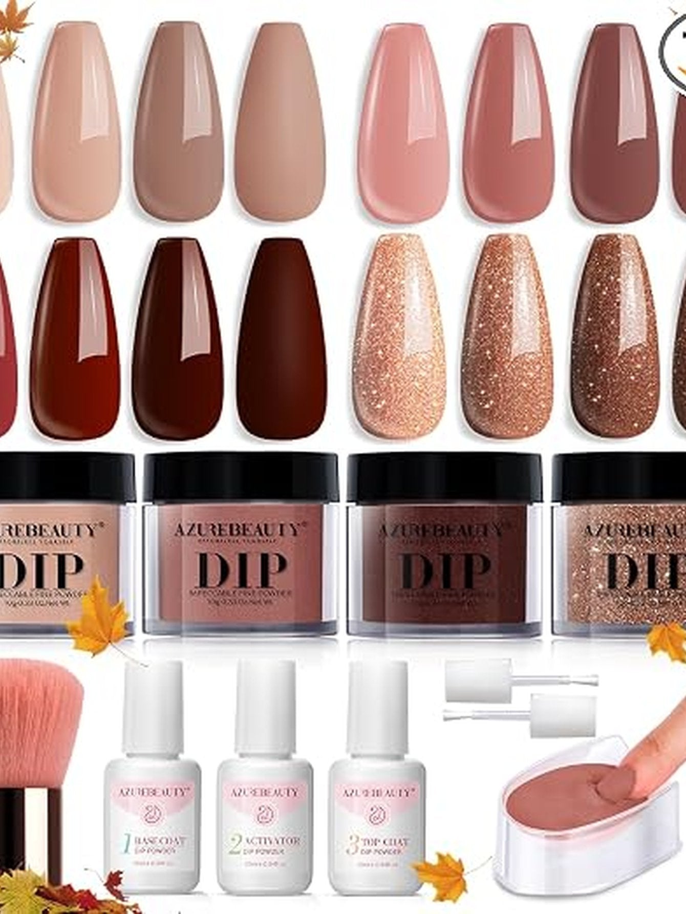 Autumn Tones Dip Powder Nail Kit