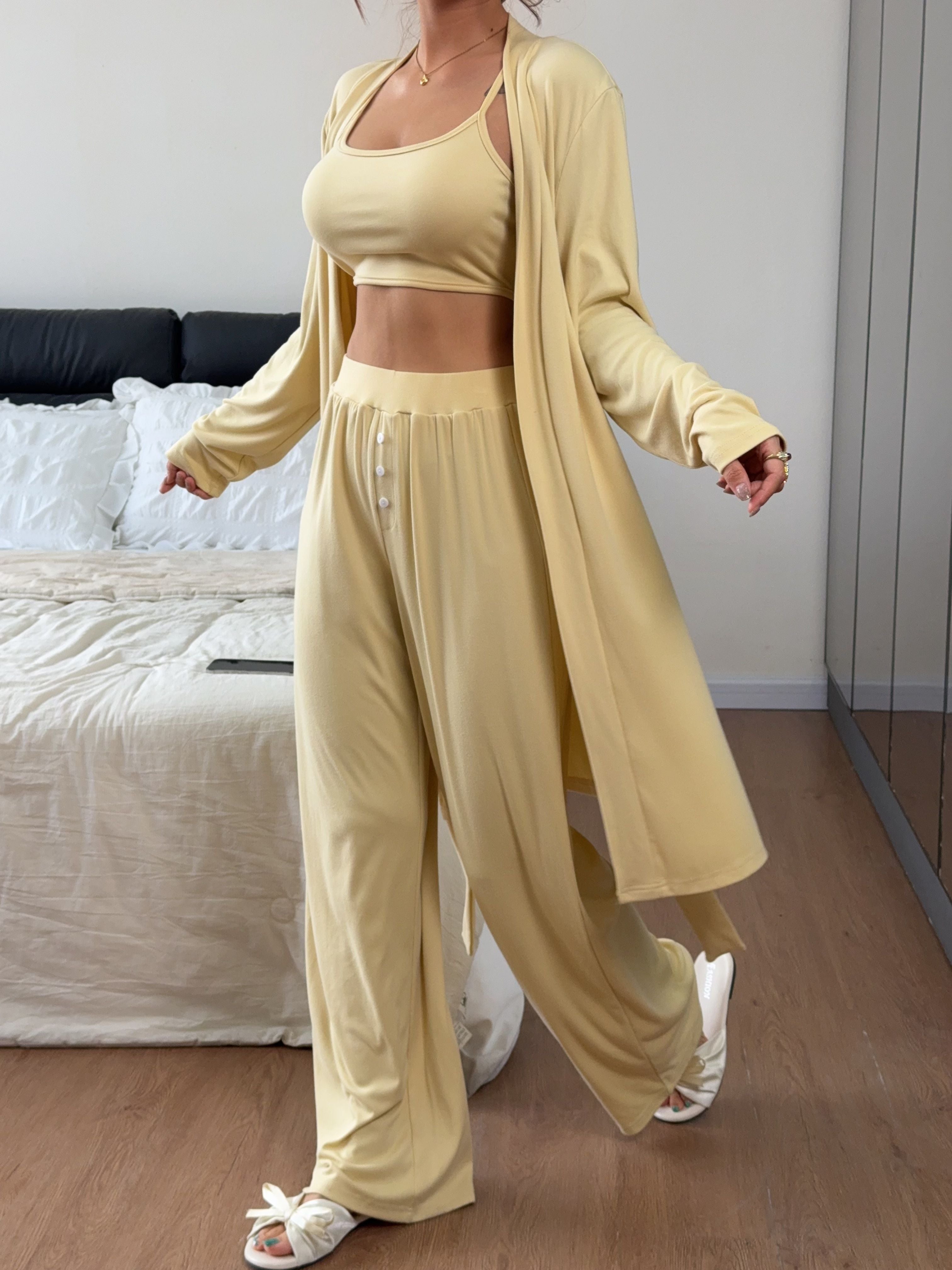 Soft Cozy Robe Lounge Set