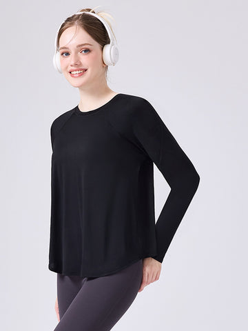 Breathable Lightweight Long Sleeve Workout Tee