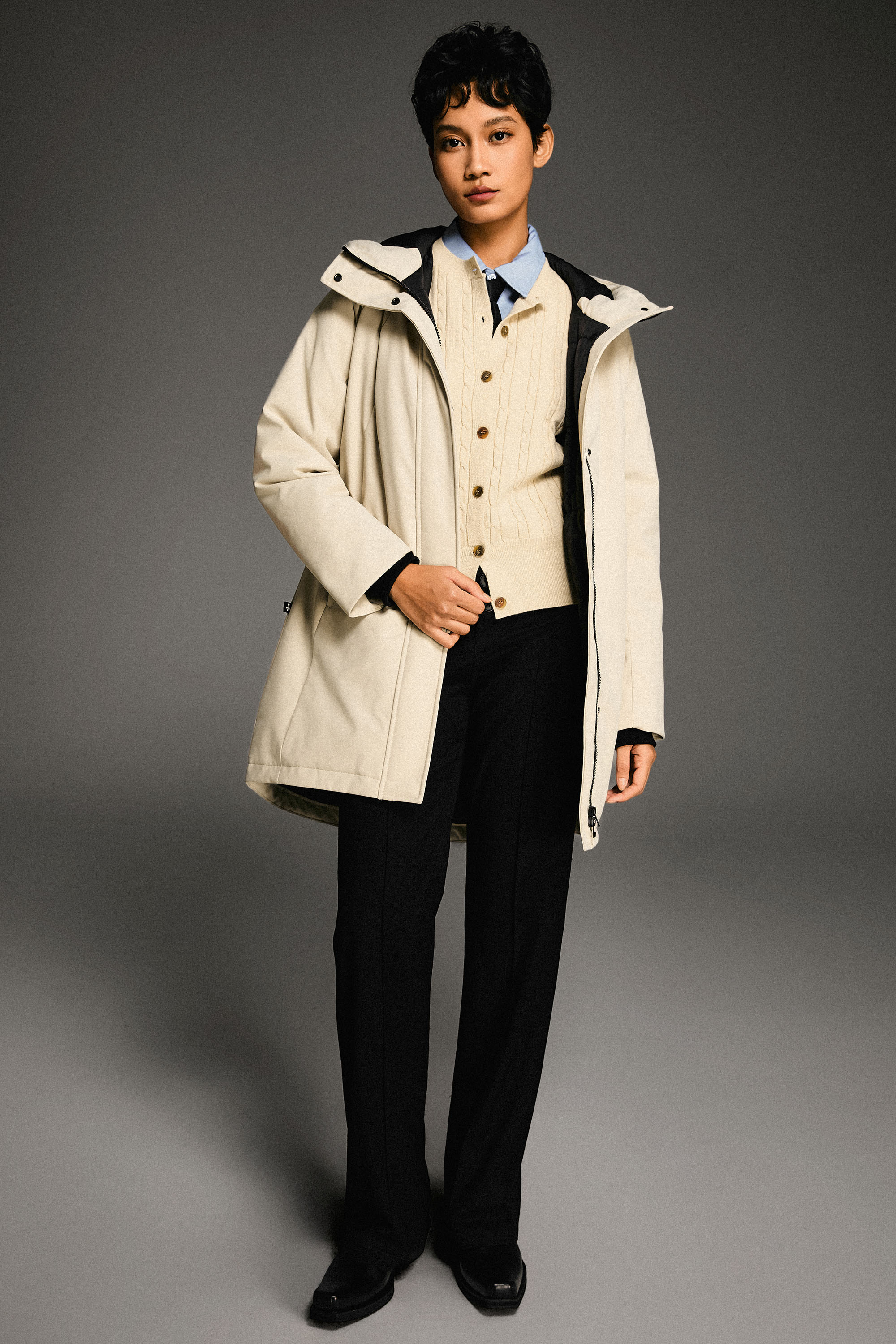 Waterproof Hooded Insulated Winter Jacket