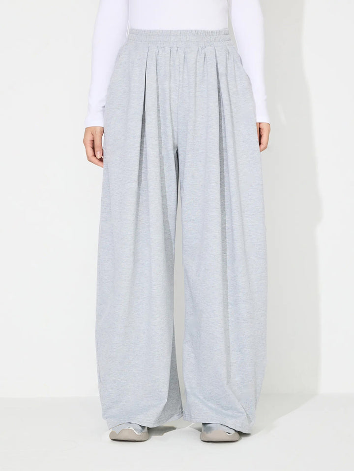High Waisted Pleated Wide Leg Pants