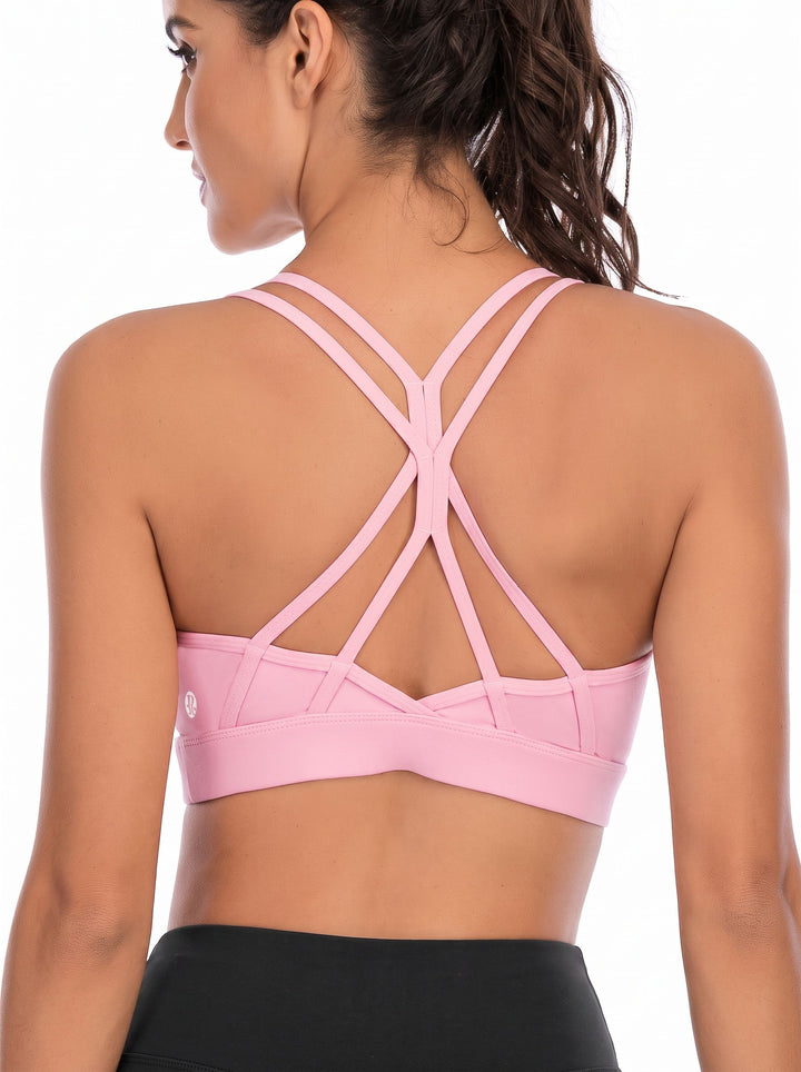 Strappy Back Medium Support Sports Bra