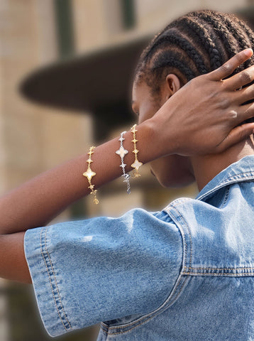 Dainty Celestial Gold Star Bracelet