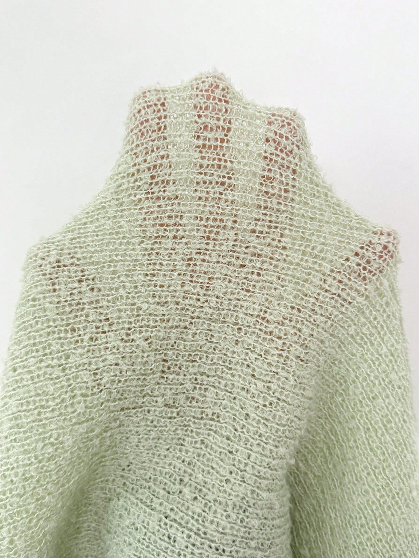 Off Shoulder Cropped Knit Sweater