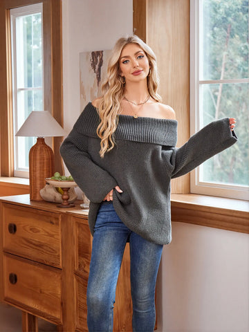 Cozy Off The Shoulder Sweater