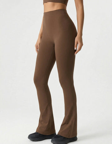 Flare-Leg Statement Yoga Pants