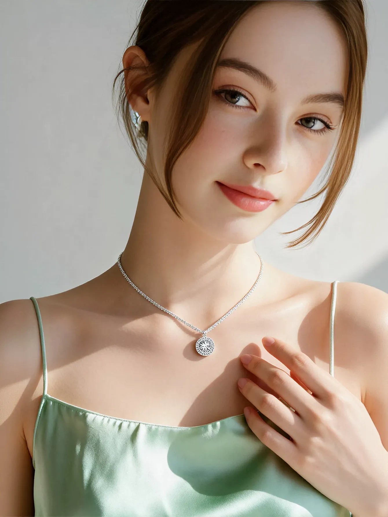 Dainty North Star Pendant Necklace