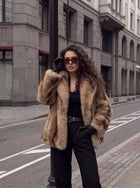 Luxury Plush Oversized Faux Fur Coat