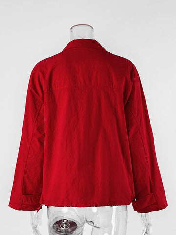 Minimalist Lightweight Snap Front Jacket
