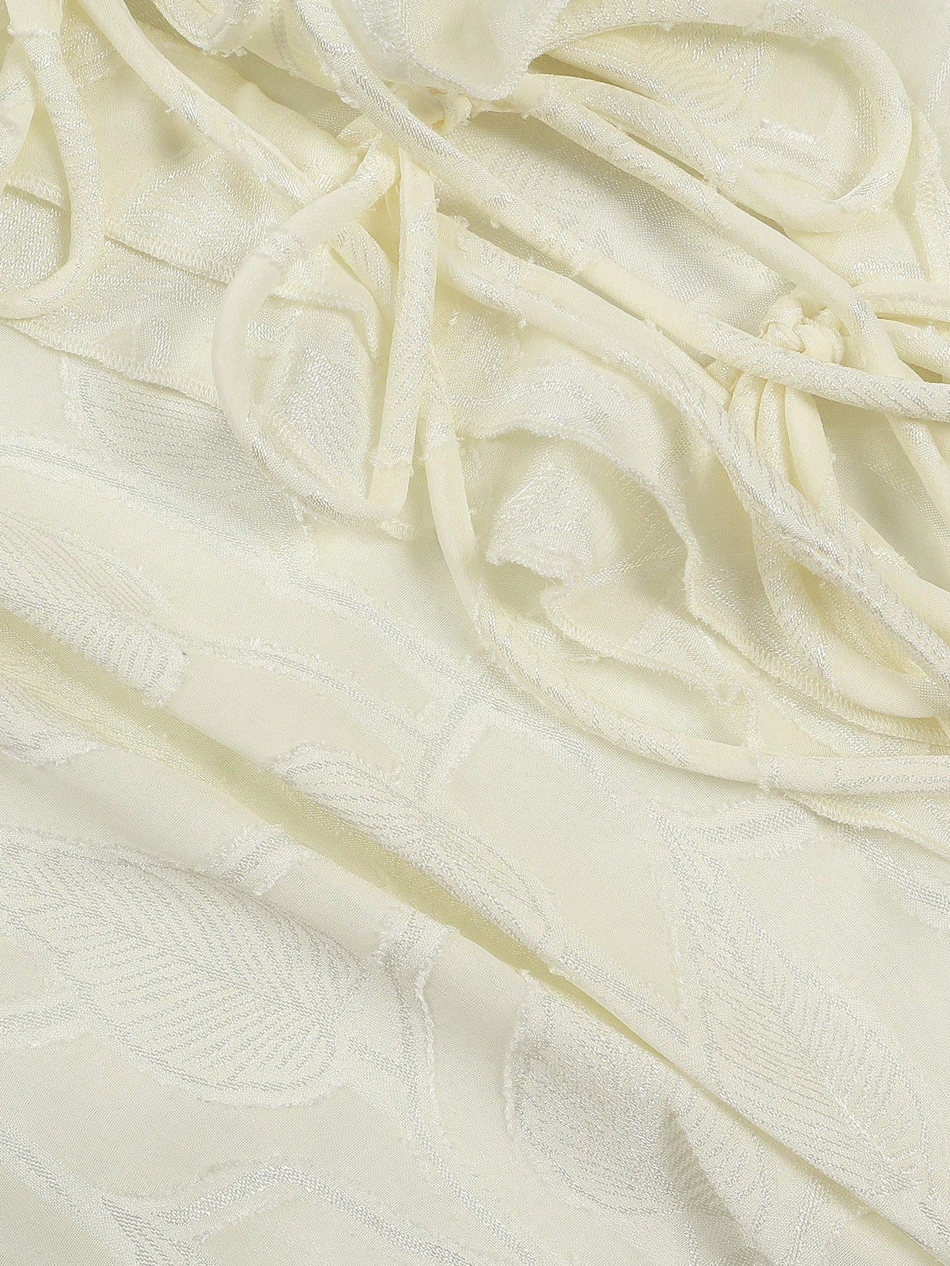 Deep V Ruffled Sleeve Tie Front Sexy Blouse-Apricot