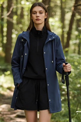 Waterproof Hooded Lightweight Rain Jacket