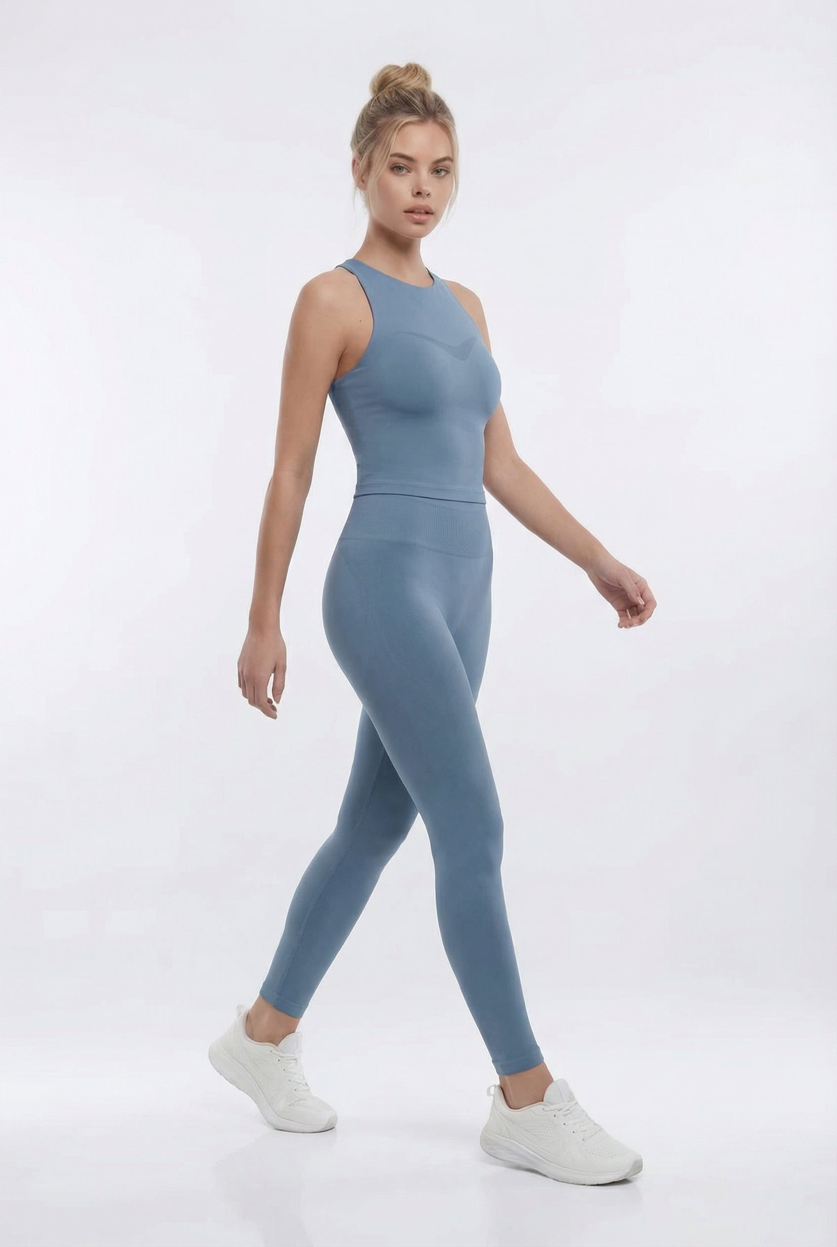 Seamless High Neck Yoga Tank