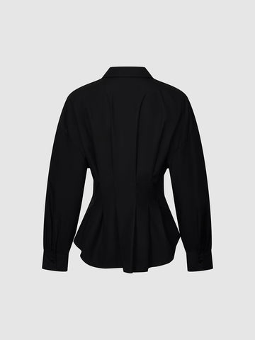 Urban Revivo Tailored Pleated Shirts