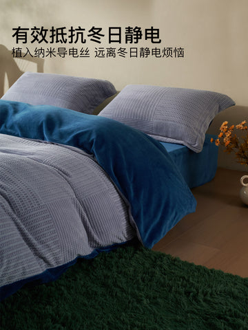 Anti Static Velvet Bedding Set