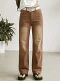 Vintage Brown High Waisted Jeans