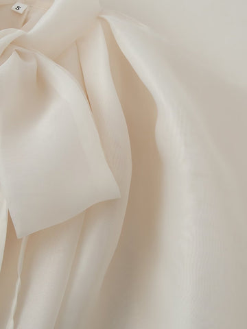 Elegant Bow Tie Chiffon Blouse