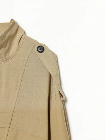 Utility Stand Collar Drawstring Jacket