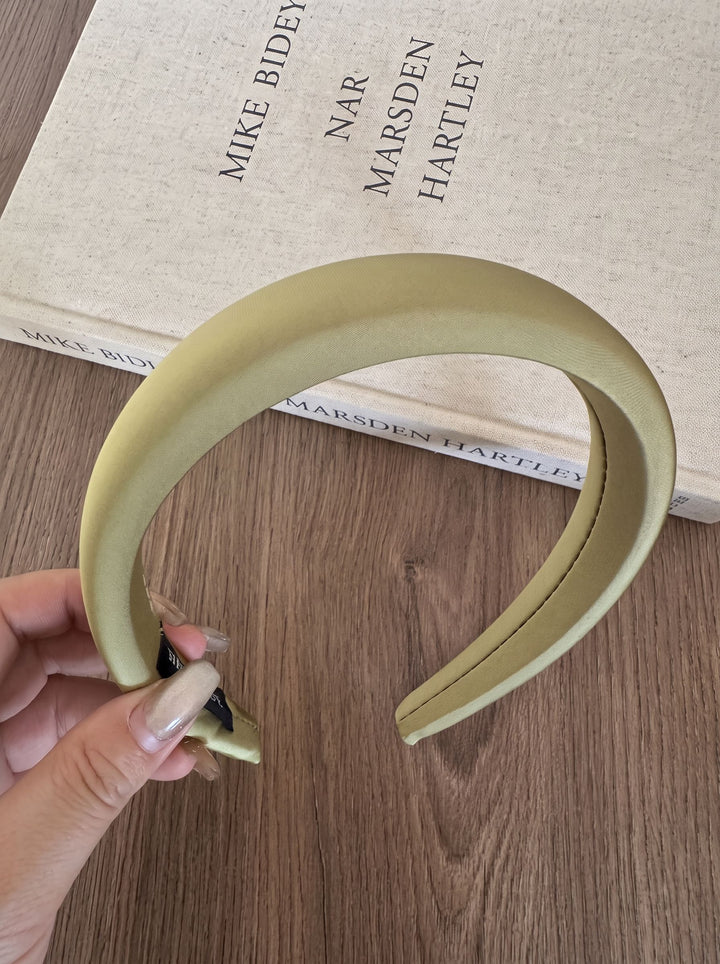 Minimalist Padded Satin Headband